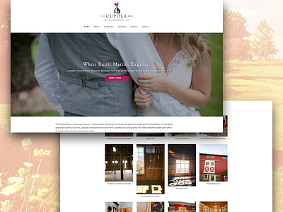 Cupola Barn barn rustic venue wedding wedding website wisconsin