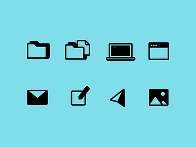 Icons Tryouts By Aleksandra Savic On Dribbble