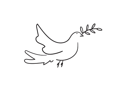 Peace Pigeon by Aleksandra Savic on Dribbble