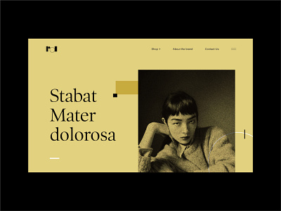 Stabat Mater Dolorosa design editorial design editorial layout layoutdesign ui web webdesig