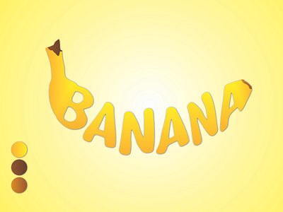 Banana Typography