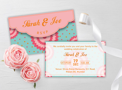 Invitation card with envelope cards design design envelope design invitation mockup wedding invite