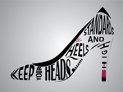 heels typography