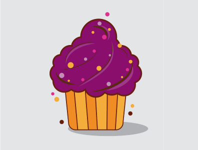 CUCPCAKE artwork cupcake design illustration vector