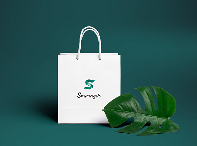 Smaragdi app design logo vector