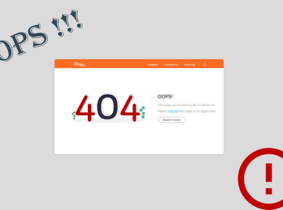 404 ERROR!! #DailyUI dailyui design illustration ui