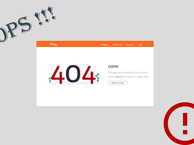 404 ERROR!! #DailyUI