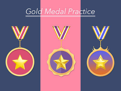 Gold Medal Practice gold medal medal