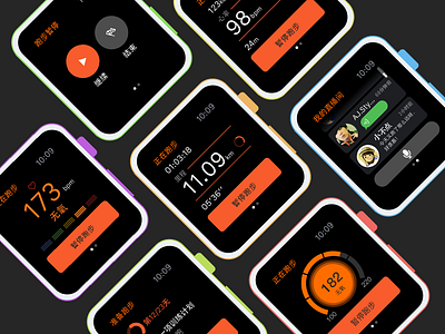 watch OS3 UI fitness healthy os3 run ui watch