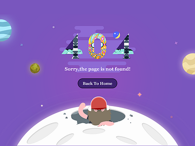 404 Page Design 404 design ui web wrong