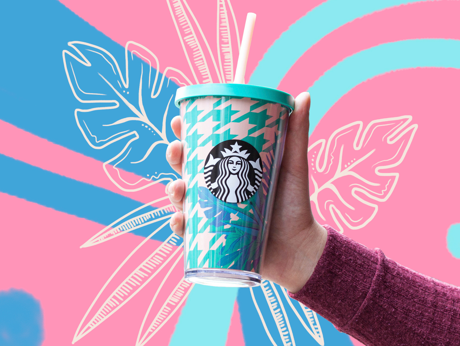 Illustration for Starbucks by Amparo Guindon on Dribbble
