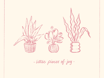 Little pieces of hope botanical illustration cute illustration digital art digital illustration illustration nature organic plants procreate