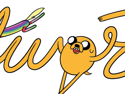 Curly Jake adventure time