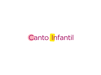 Canto Infatil art branding design flat graphic design icon illustration illustrator logo minimal