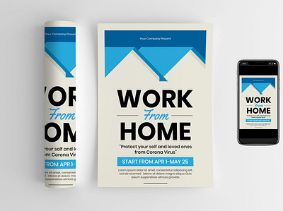 Work From Home Flyer Design branding corporate flyer corporate flyer design corporate flyers creative design creative flyer flyer design instagram banner marketing design marketing flyer