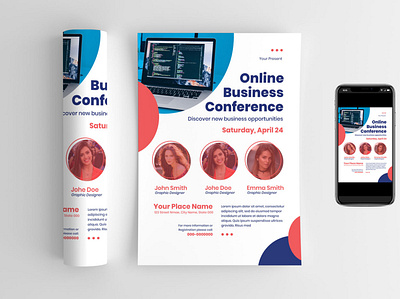 Online Business Conference Marketing Flyer corporate flyer corporate flyer design corporate flyers creative design creative flyer flyer design instagram banner instagram flyer marketing design marketing flyer