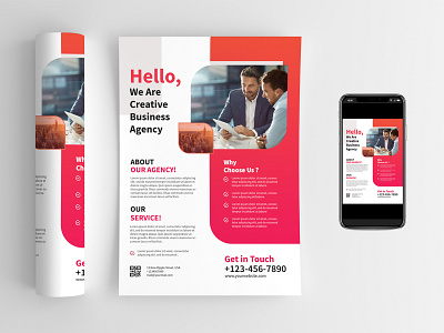 Creative agency Marketing Flyer Design