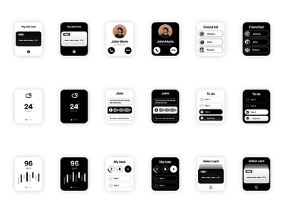 Apple watch UI apple design ui ux watch