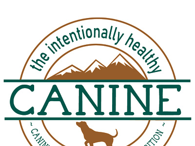 The Intentionally Healthy Canine Logo branding design logo logo branding logo design