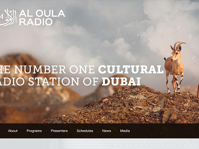A cultural radio station in #Dubai dubai radio web design webdesign