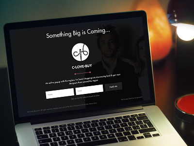 C.Love.Buy Coming Soon coming soon ecommerce fashion landing page web design website