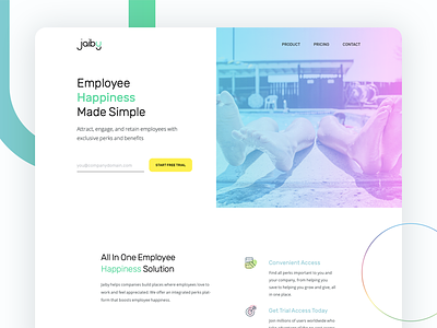 Jaiby, corporate loyalty program product design web design