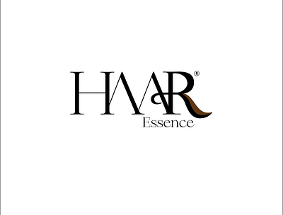 Logo design for a hair brand, Haar Essence branding design logo logodesign
