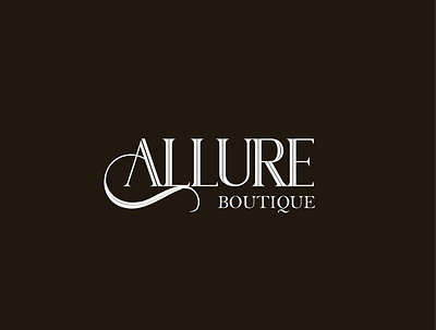 Allure Boutique Logo design design logo logodesign