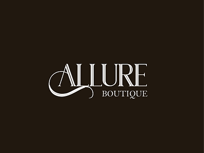 Allure Boutique Logo design