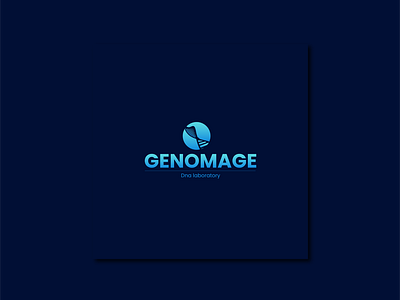 Genomage Logo design