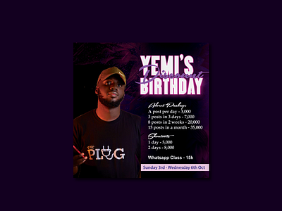 Birthday flyer