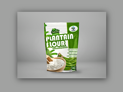 Plantain flour packaging design