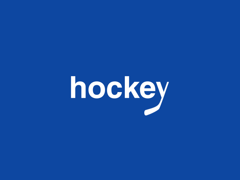 Sport Expressive Typography: Hockey ae after animation design effects expressive graphic helvetica hockey motion sport typography