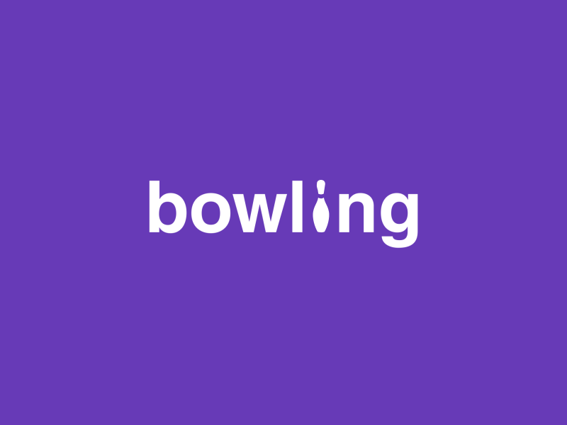Sport Expressive Typography: Bowling