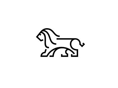 Heraldry Lion geometric heraldry illustrator lion logo mark minimalism symbol vector