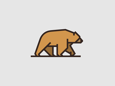 Geometric Bear bear geometric illustrator logo mark minimalism symbol vector
