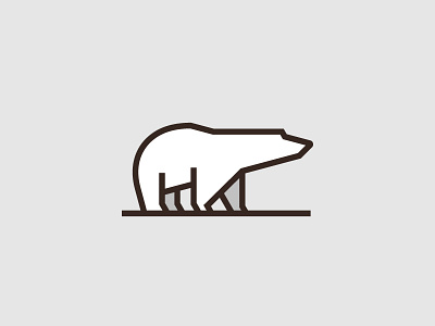 Geometric Polar Bear geometric illustrator logo mark minimalism polar bear symbol vector