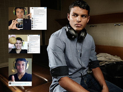 Skullcandy Thiago Silva's Crusher Auction app design ui web