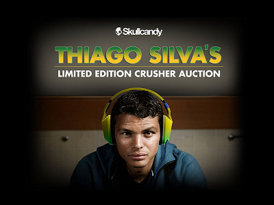 Skullcandy Thiago Silva's Crusher Auction app design ui ux