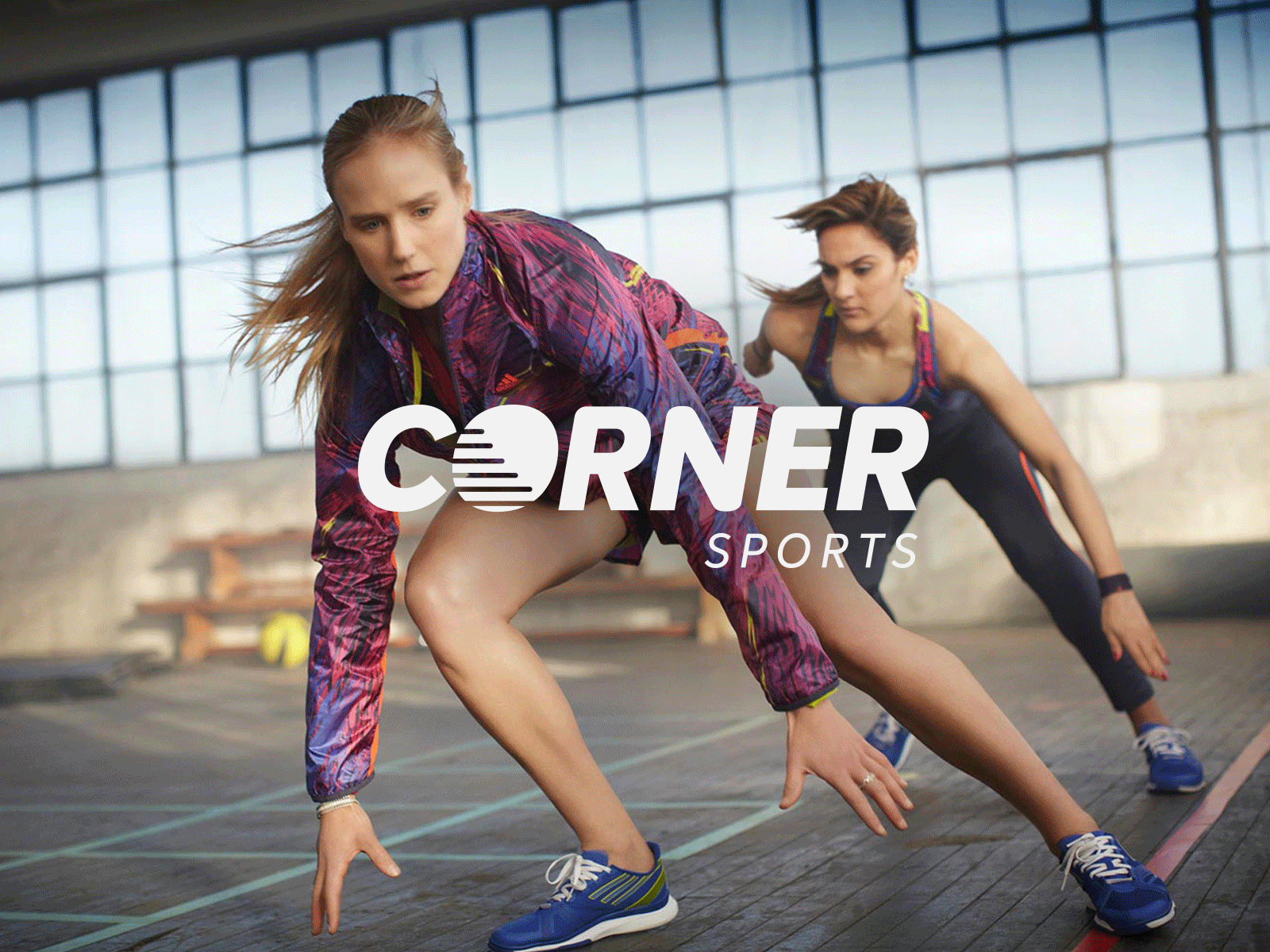 Corner Sports branding design logo print web
