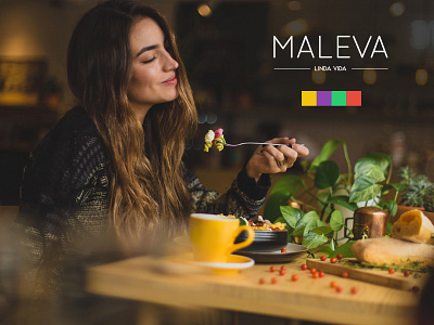 Maleva | Digital Magazine branding design logo