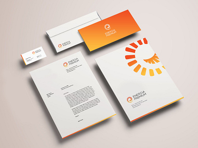 Energía Premium branding design logo print