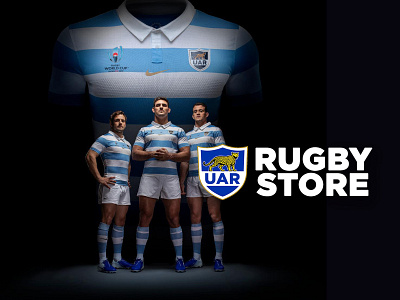 UAR Rugby Store branding design social media web