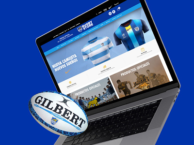 UAR Rugby Store branding design social media web