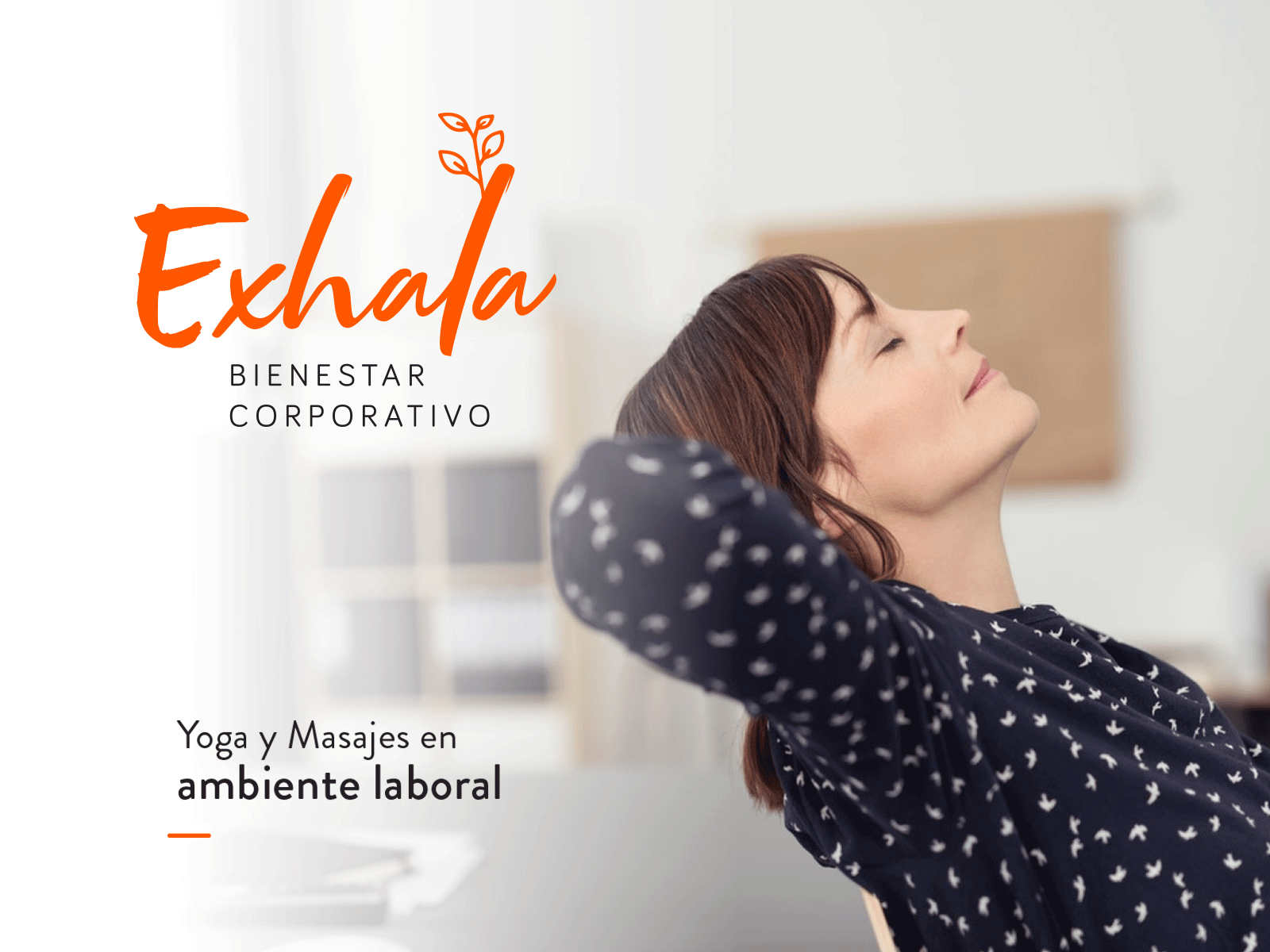Exhala | Yoga & Massage at work branding design icon logo print