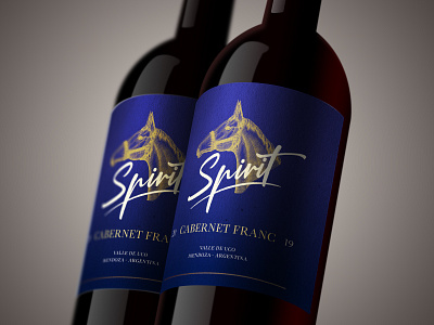 Spirit | Cabernet Franc argentina branding design label design packaging wine