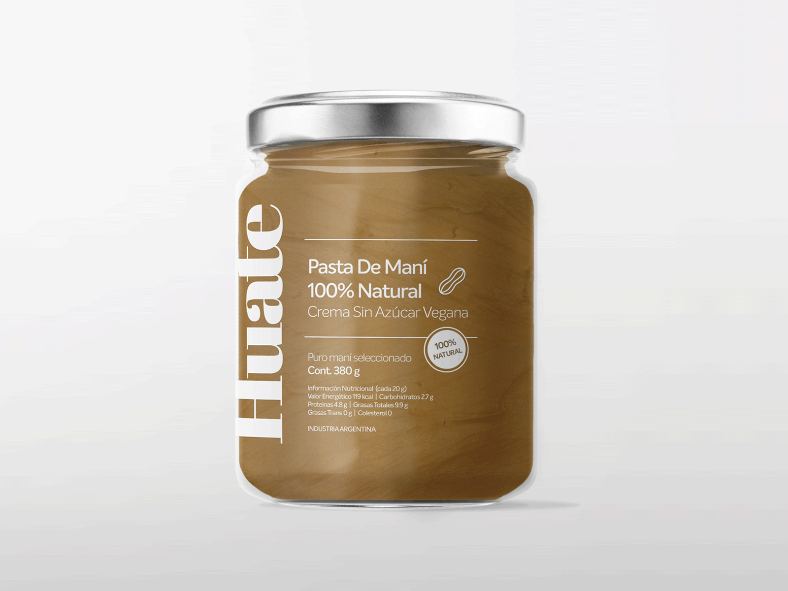Huate | Peanut Butter branding design label design logo packaging
