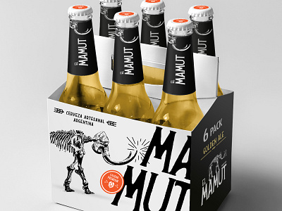 El Mamut | Craft beer from Argentina beer branding concept craft beer design logo packaging packaging design