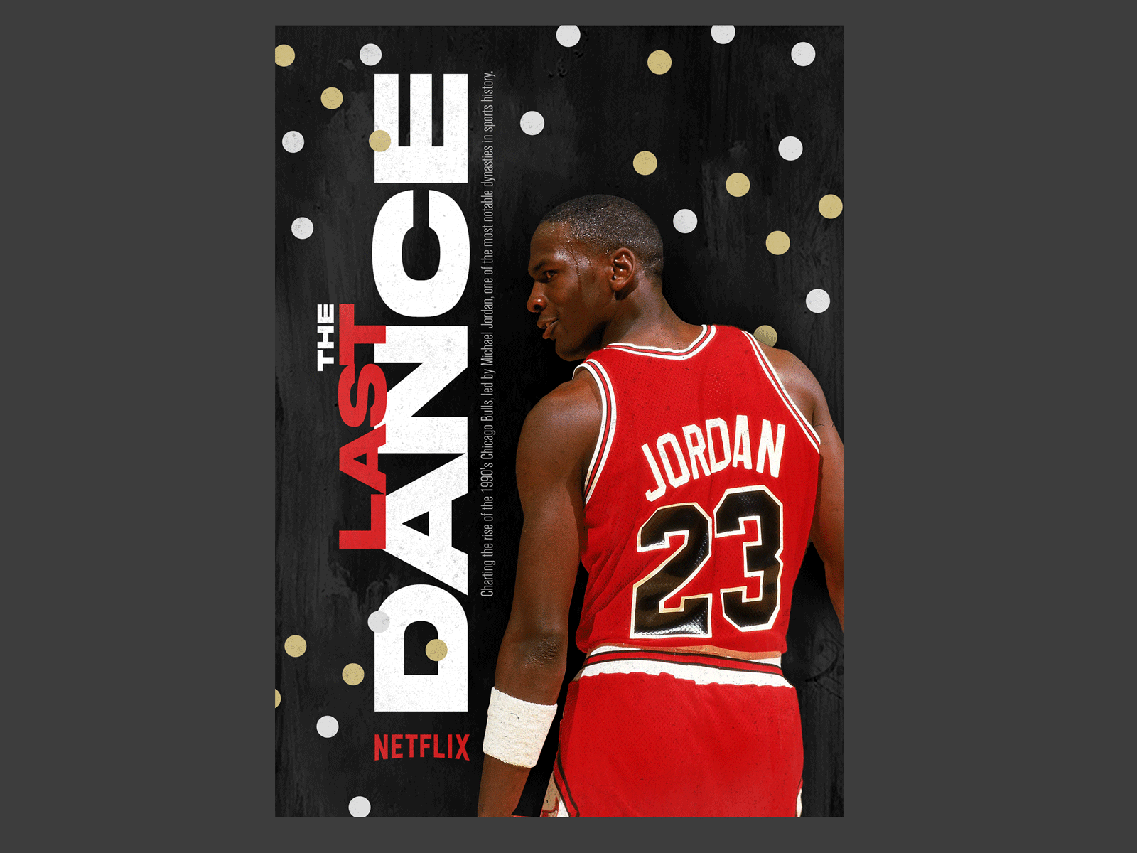 The Last Dance Poster | My tribute to MJ airjordan concept design jordan nba poster poster art typography