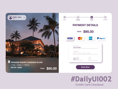 DailyUI002 adobe adobe photoshop adobe xd credit card checkout dailyui dailyui 002 design ui ux